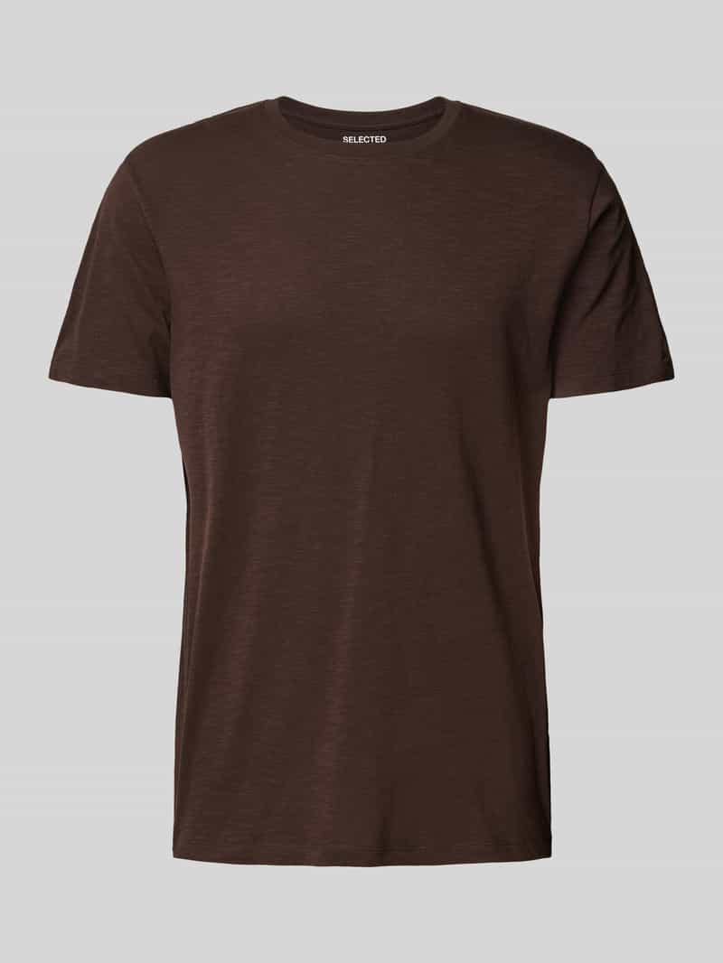 Selected Homme T-shirt met ronde hals, model 'ASPEN'