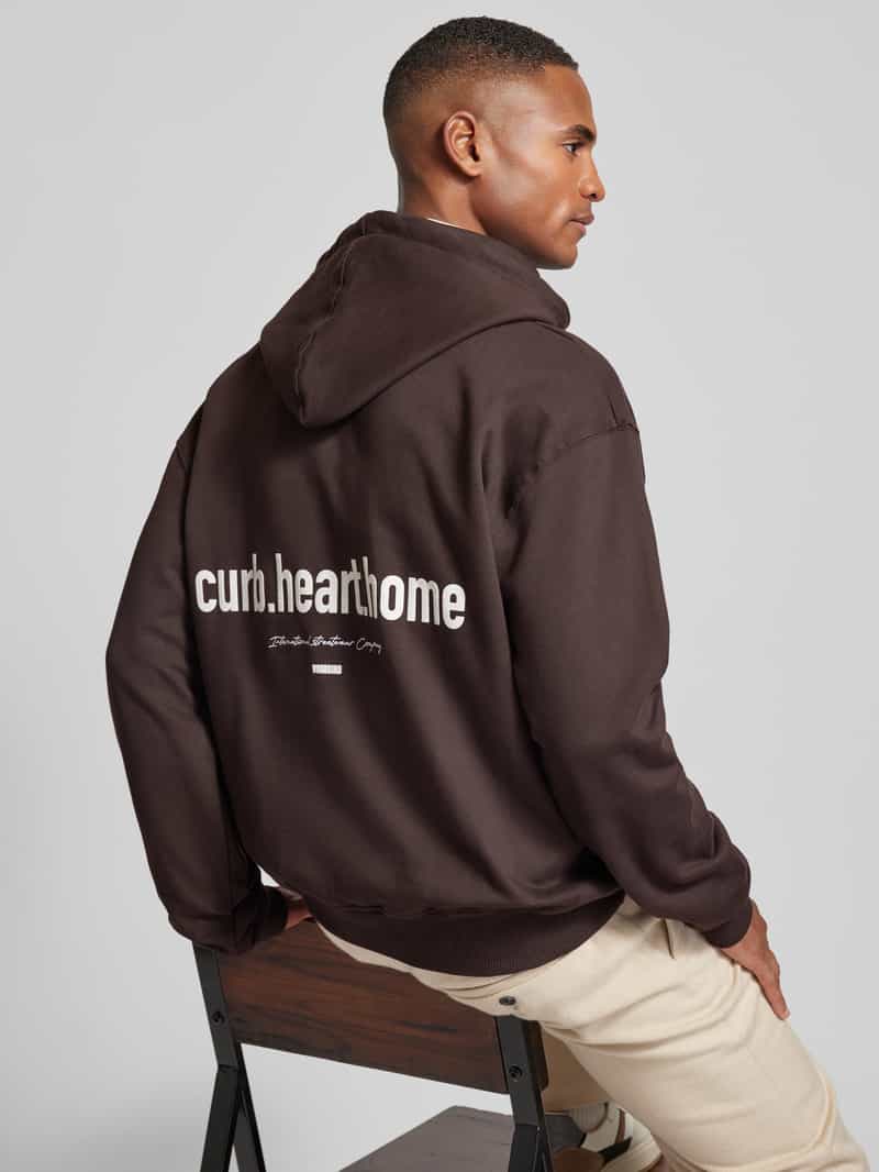 WOODBIRD Hoodie met capuchon model 'Pope'