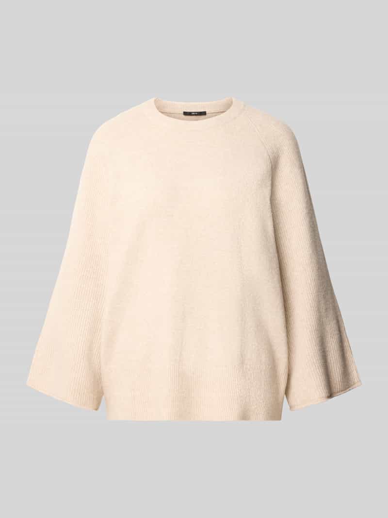 Zero relaxed fit gebreide pullover met wol