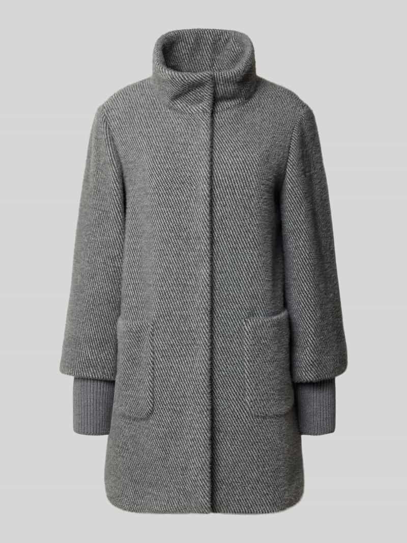 s.Oliver BLACK LABEL Regular fit lange jas met opstaande kraag