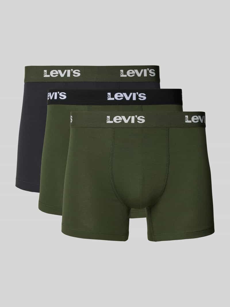 Levi's Boxershort met elastische logoband in een set van 3 stuks