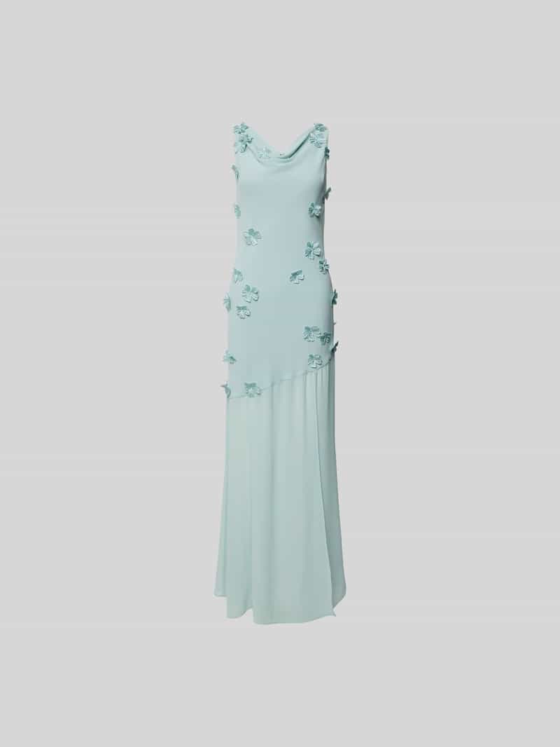 Maxi-jurk met geborduurde bloemen