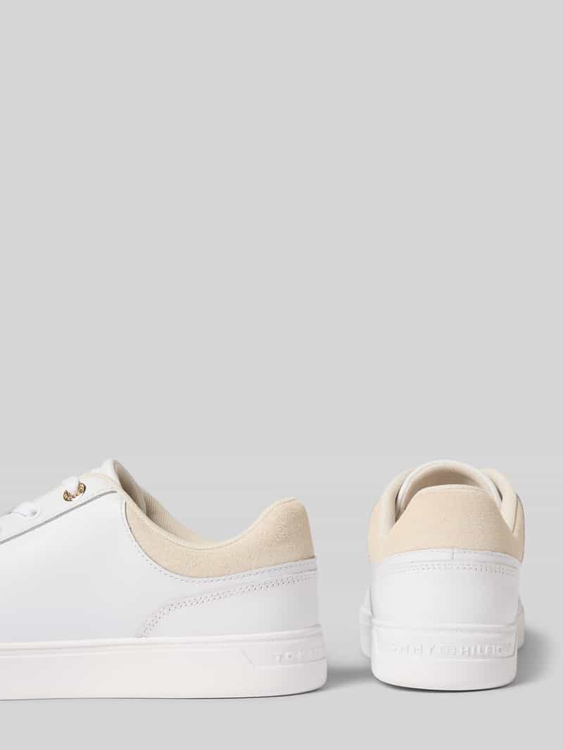 Tommy Hilfiger Lage sneakers van echt runderleer