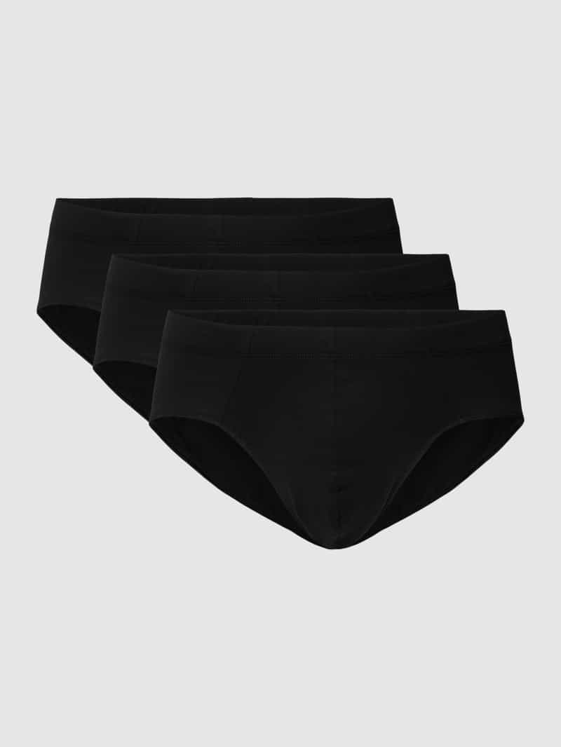 Slip met elastische band, model 'Supermini' in een set van 3 stuks