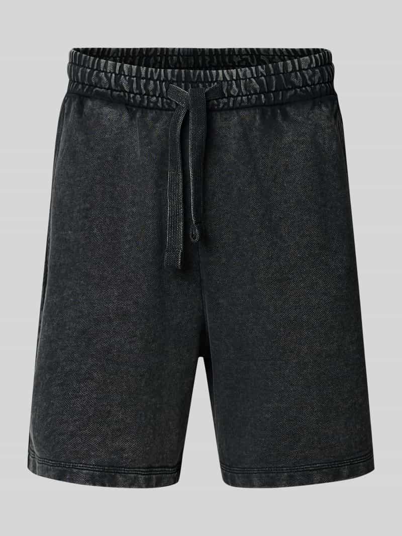 Hugo Blue Korte broek met elastische band model 'Nebusho'