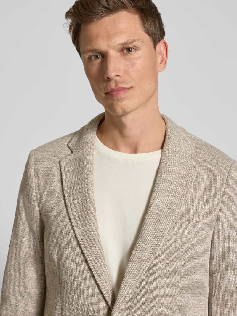 camel active Regular fit 2-knoops colbert met reverskraag
