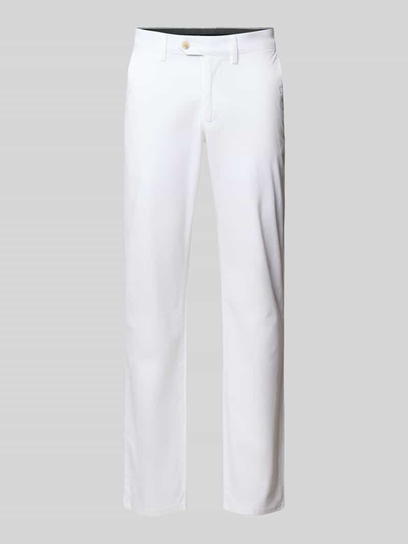 Christian Berg Men Regular fit stoffen broek met achterzakken