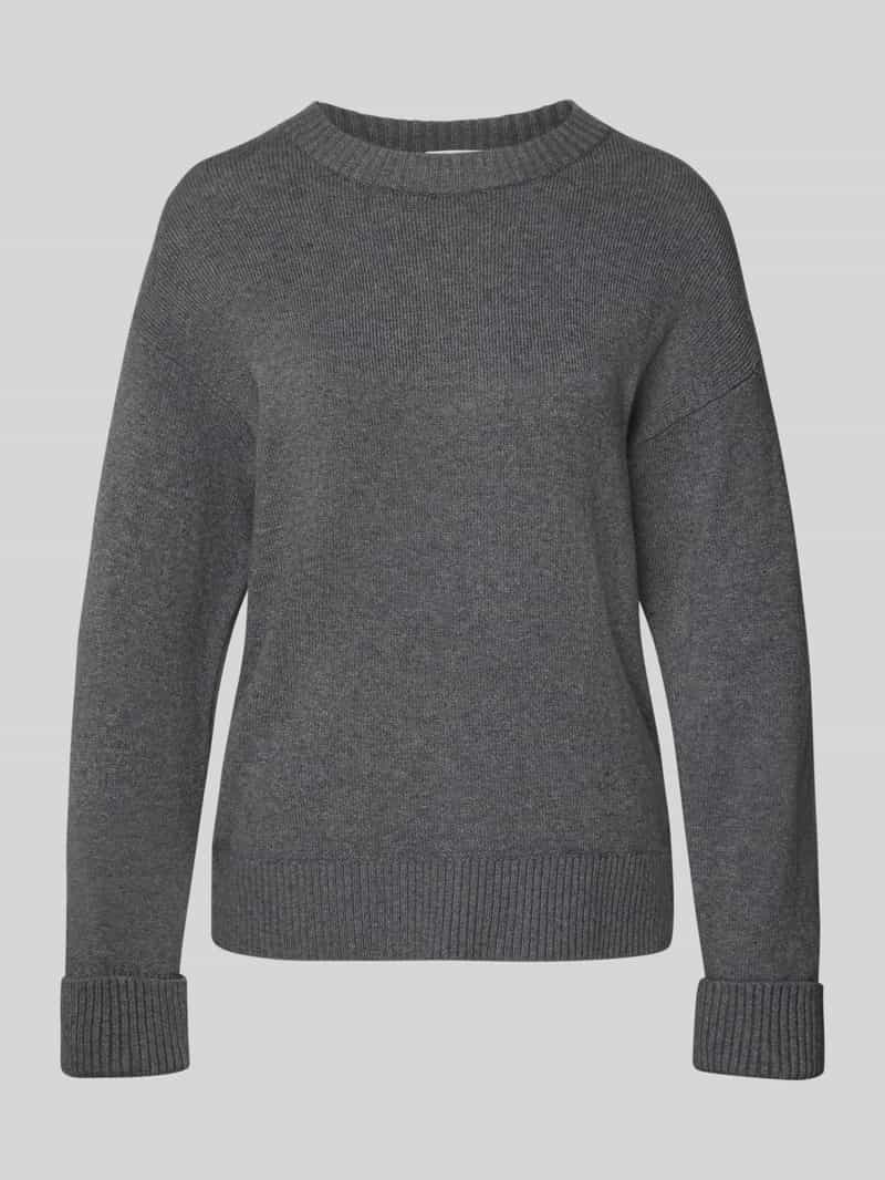 s.Oliver RED LABEL Relaxed fit gebreide pullover van katoenmix met wol
