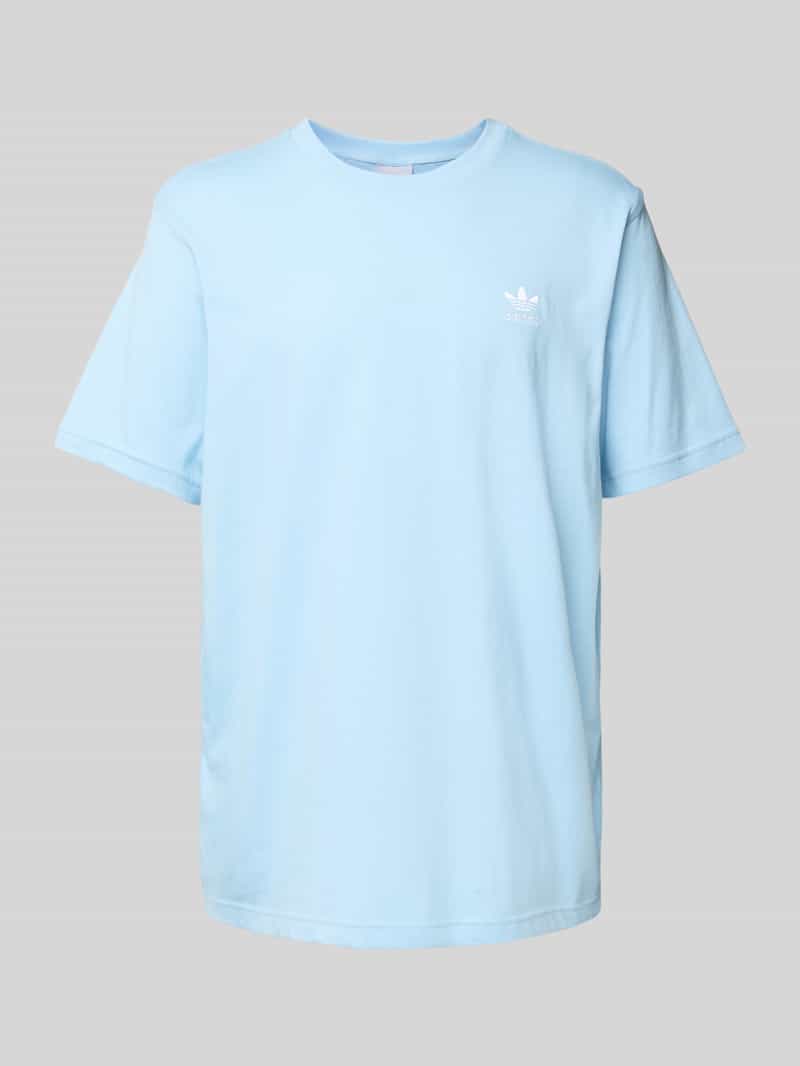 adidas Originals T-shirt met labelstitching en ronde hals