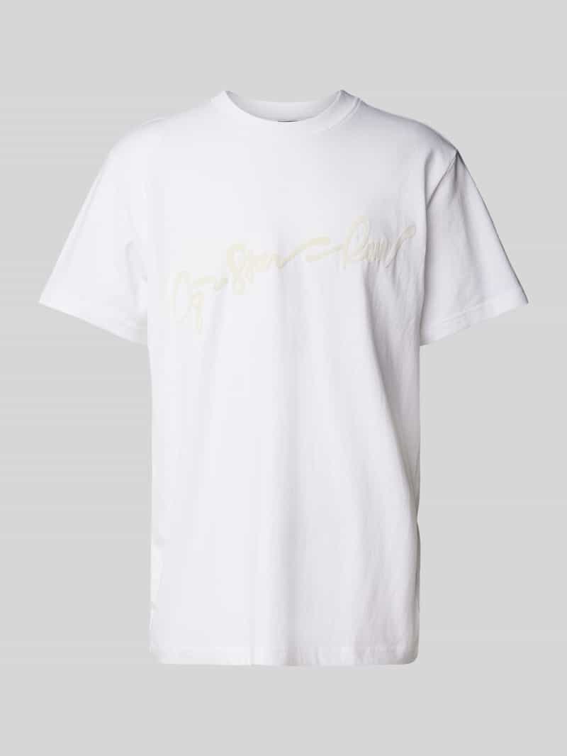 G-Star Raw Loose fit T-shirt met labelprint model 'Flock'