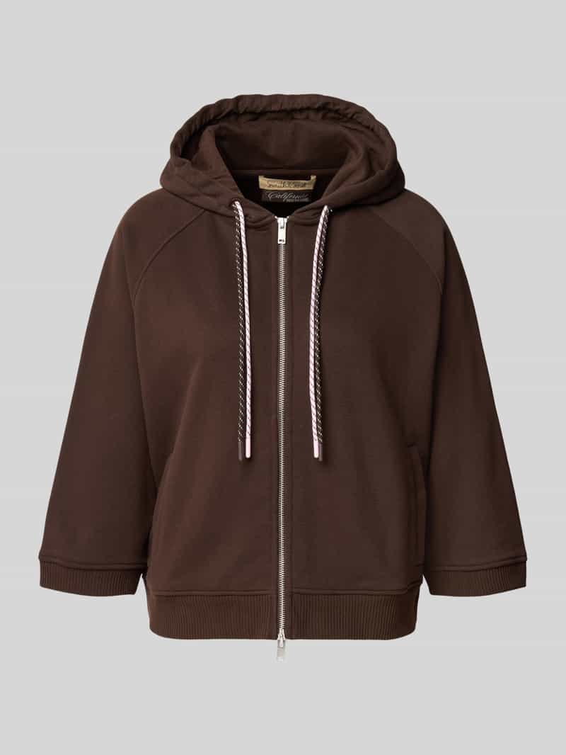 Smith and Soul oversized sweatjack met dubbele tunnelkoord