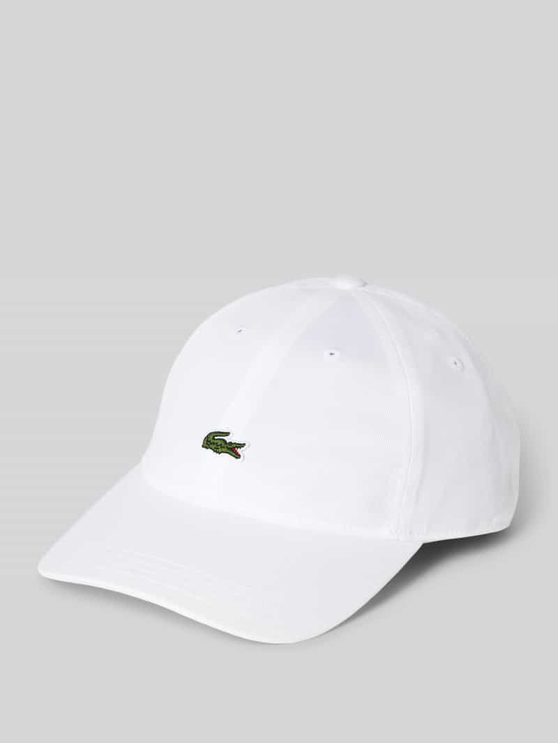 Lacoste Baseballpet met logopatch in effen design
