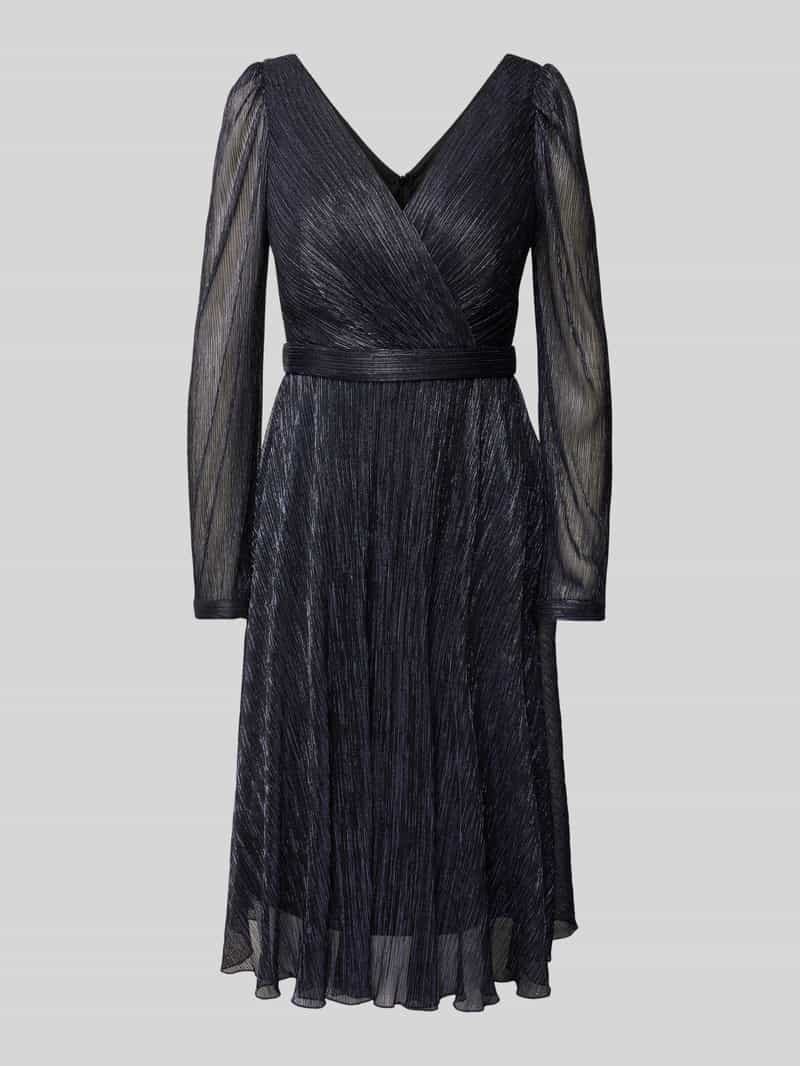 TROYDEN COLLECTION Cocktailjurk in wikkellook