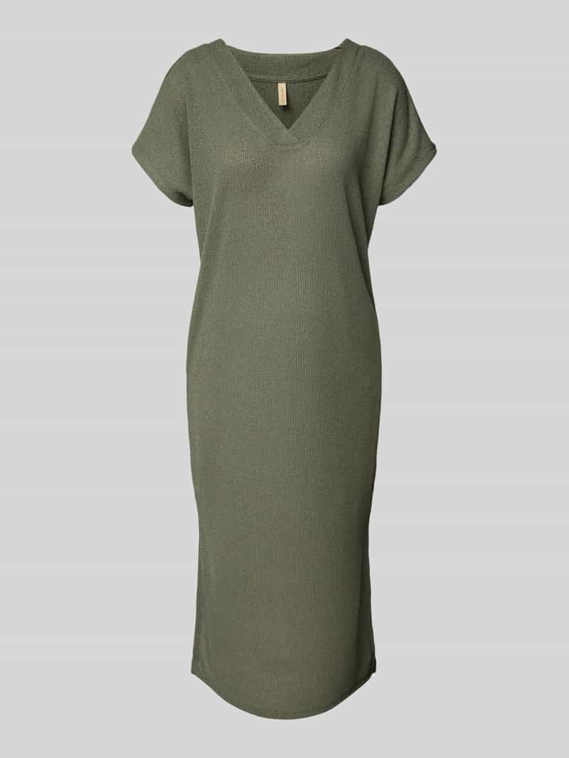 Soyaconcept Midi-jurk met V-hals model 'Delia'