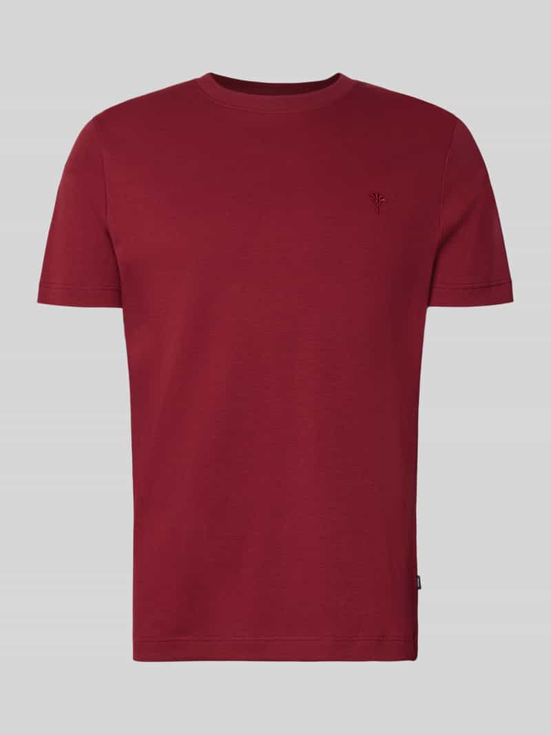 JOOP! Collection T-shirt met geribde ronde hals model 'Priamo'