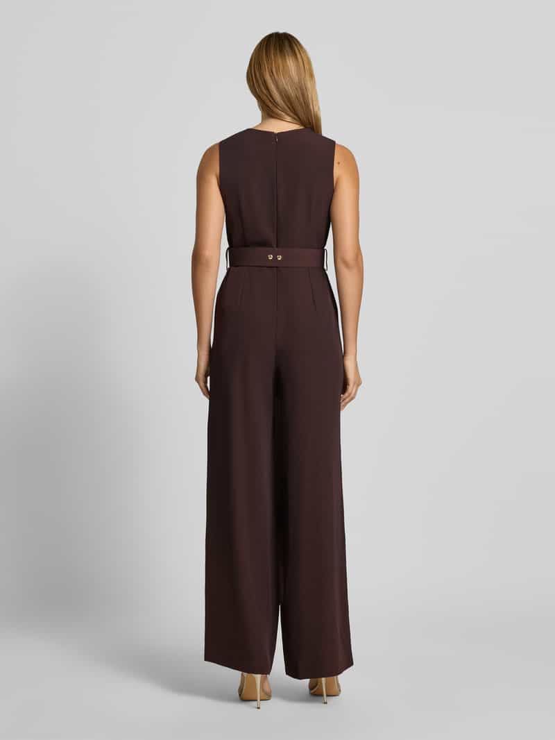 RINASCIMENTO jumpsuit met stoffen riem