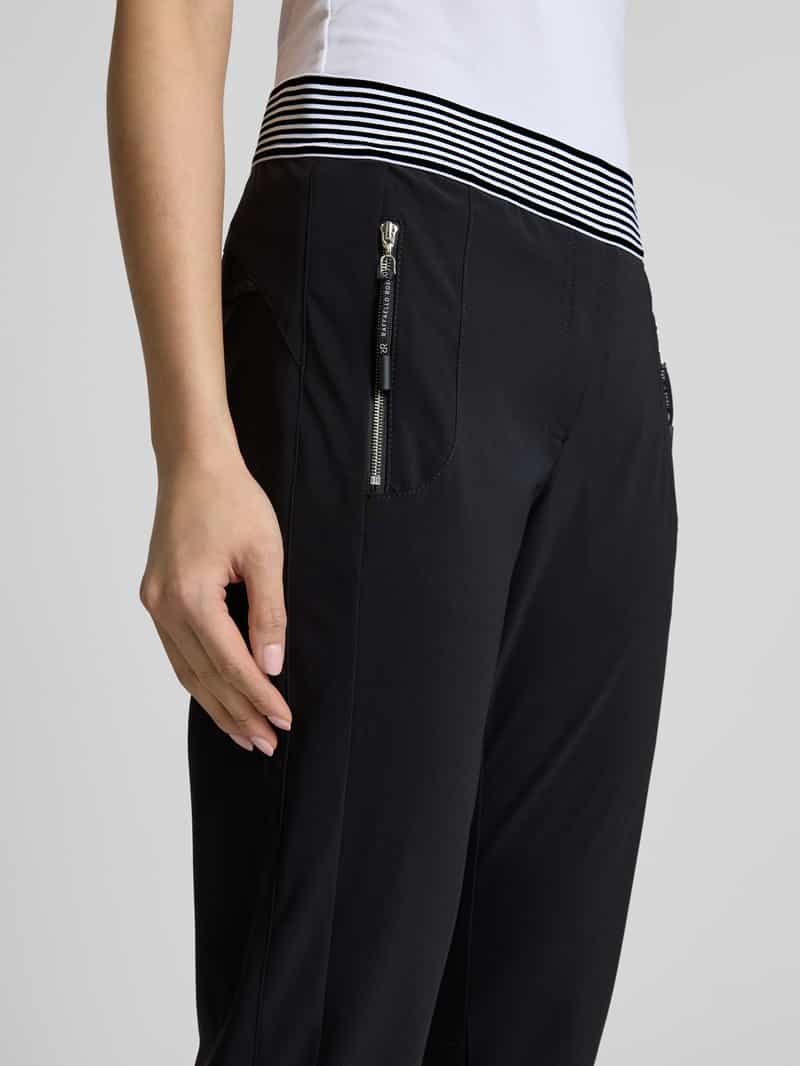 RAFFAELLO ROSSI Slim fit broek in verkorte pasvorm