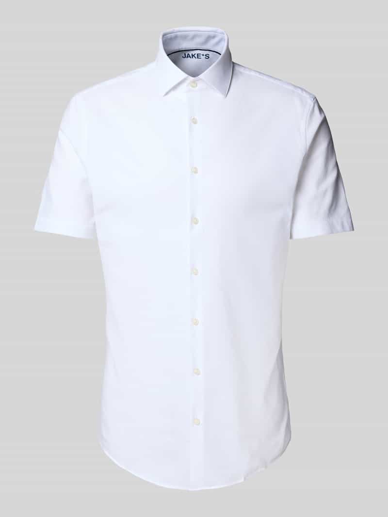 Jake*s Slim fit zakelijk overhemd met knoopsluiting