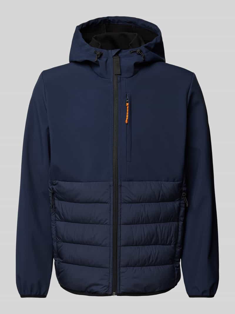 Tom Tailor Denim Regular fit functioneel jack met labelstitching