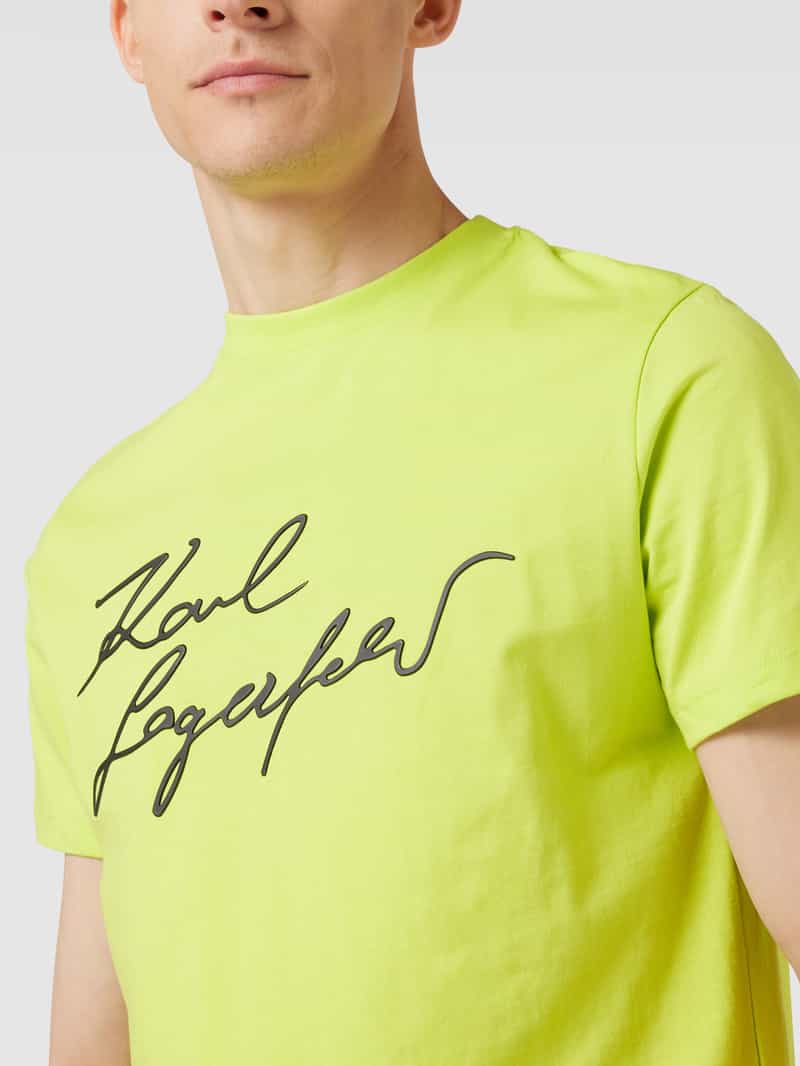Karl Lagerfeld T-shirt met labelprint