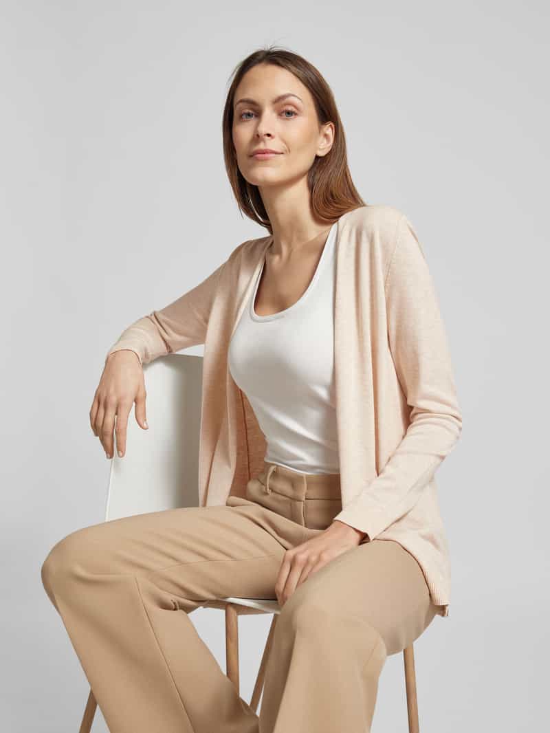 s.Oliver RED LABEL Comfort fit gebreid jack van een mix van katoen en viscose