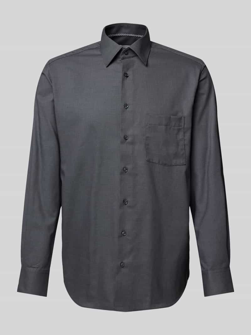 Eterna Modern fit zakelijk overhemd met knoopsluiting