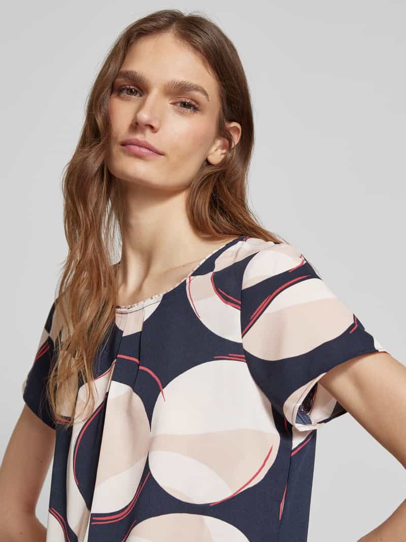 s.Oliver BLACK LABEL Regular fit blouseshirt met ronde hals