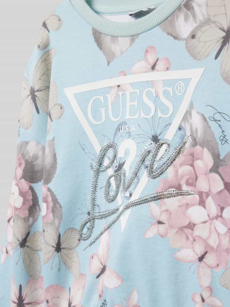 Guess Sweatshirt met labelprint