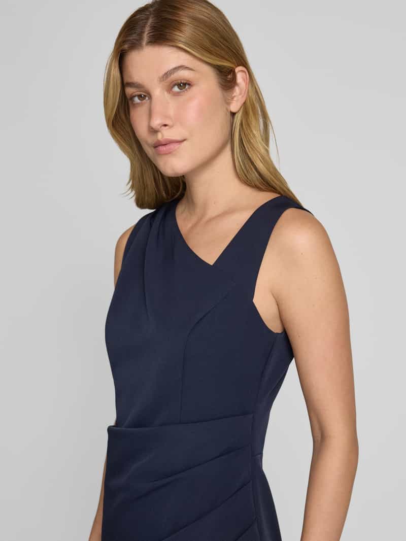 Vera Mont Cocktailjurk met plooien opzij