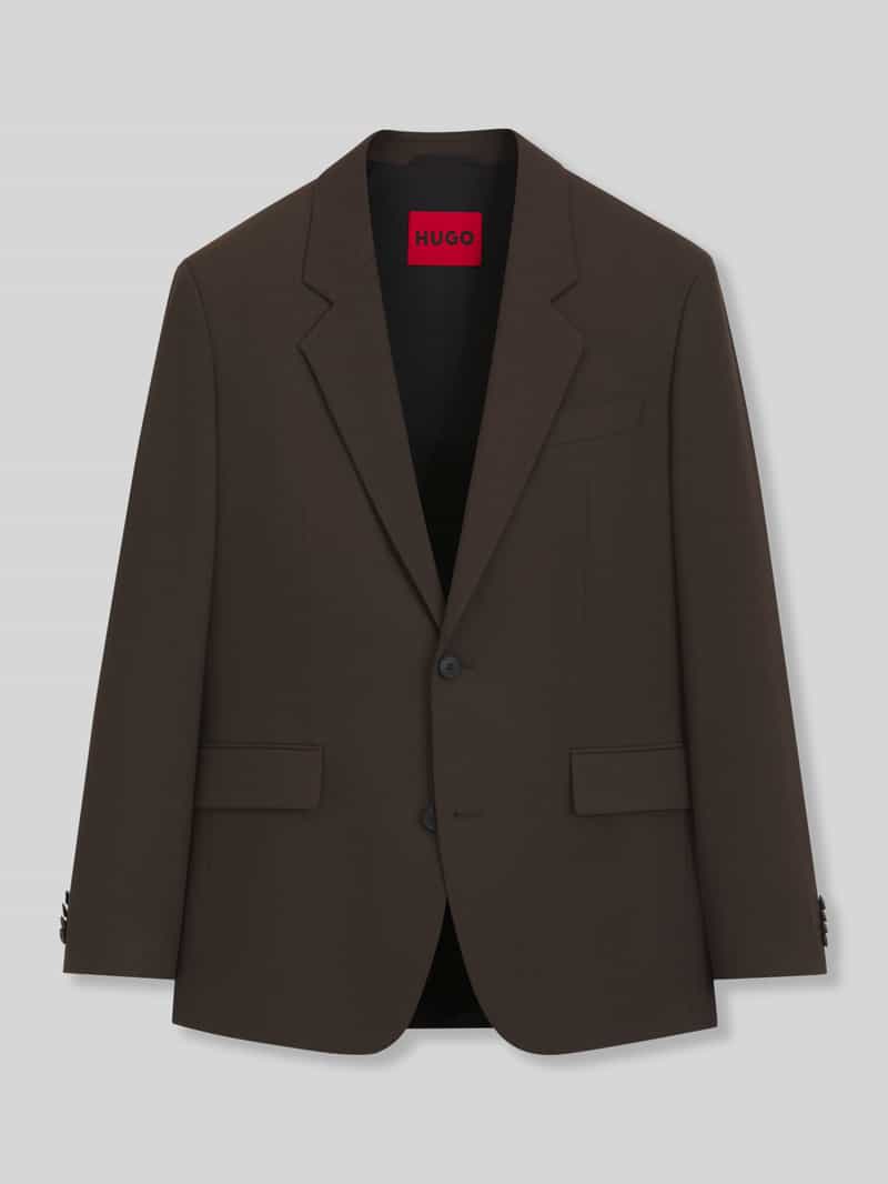HUGO modern fit colbert met viscoseaandeel model 'Karlo243X'