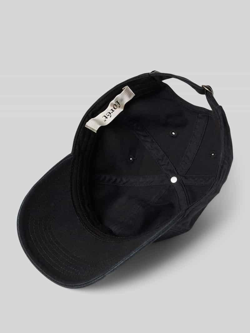 Forét Baseballpet met motiefstitching model 'TOURNESOL'