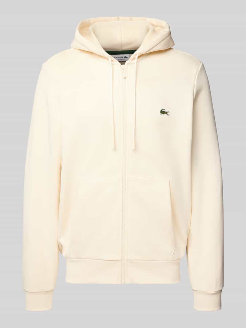 Lacoste Regular fit sweatjack van katoenmix