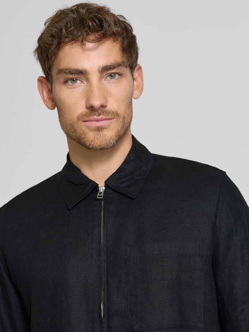 Marc O'Polo Regular fit overshirt van puur linnen