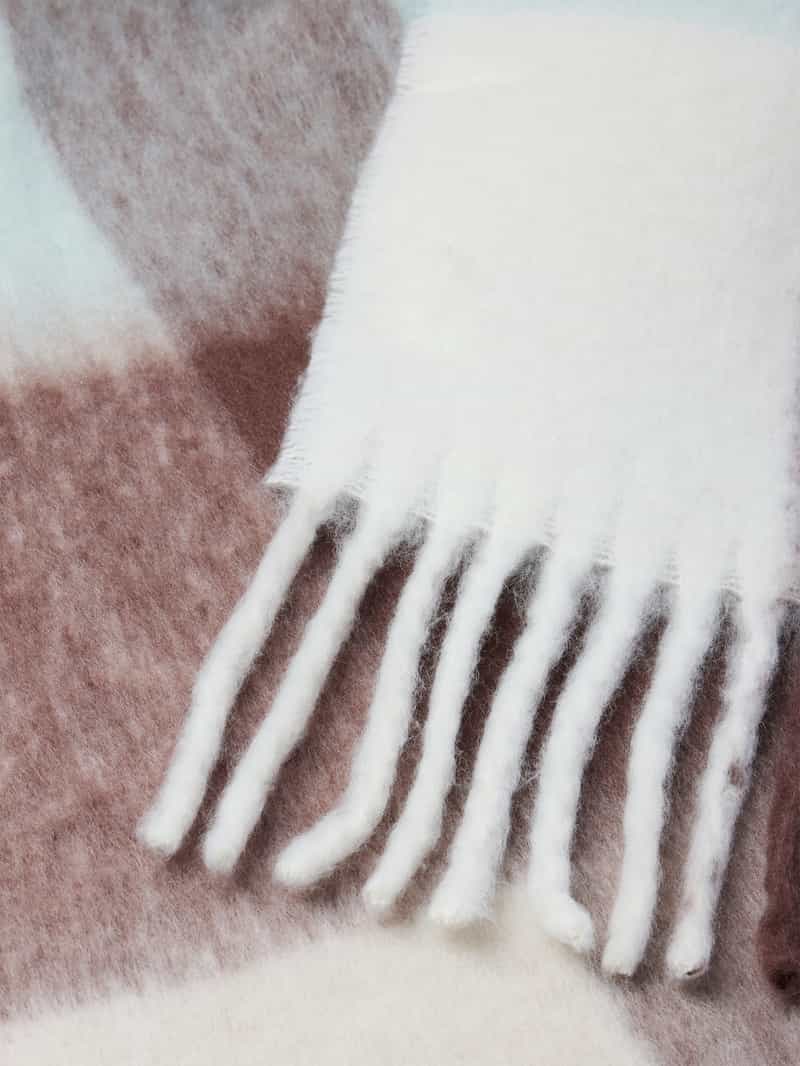 Tom Tailor Denim Sjaal met lange franjes