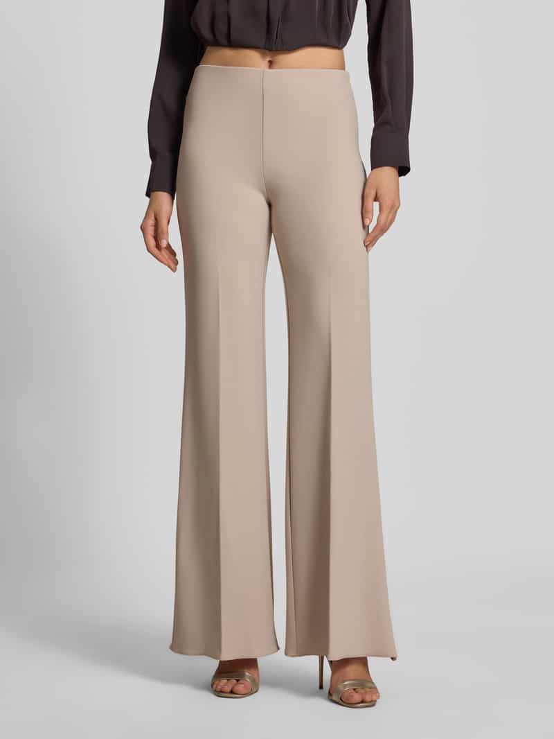 RINASCIMENTO flared fit stoffen broek met persplooien