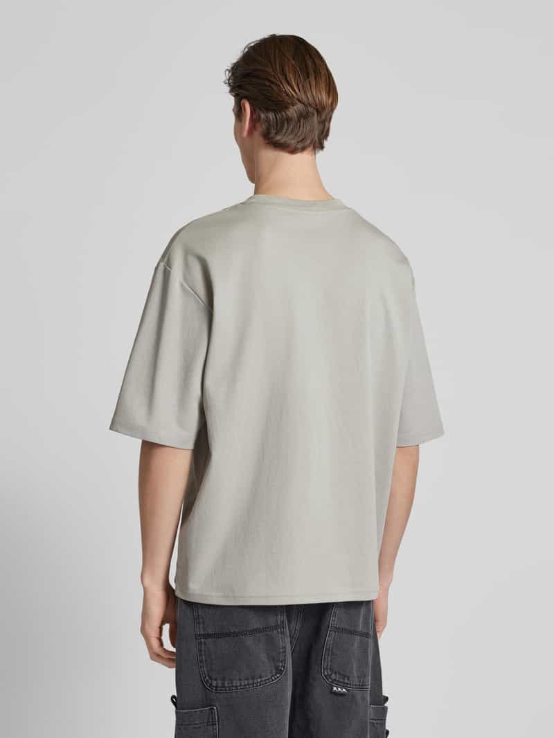 T-shirt met labeldetail REVIEW