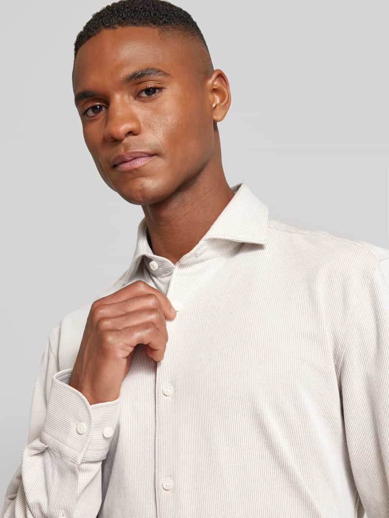 Boss Casual fit zakelijk overhemd met haaikraag model 'Hal'