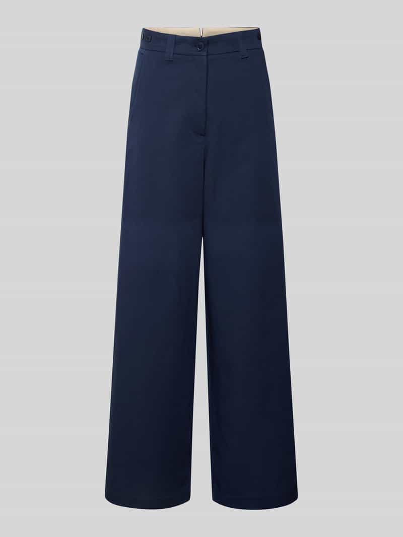 Weekend Max Mara Relaxed fit wijde broek van puur katoen model 'ALFEO'