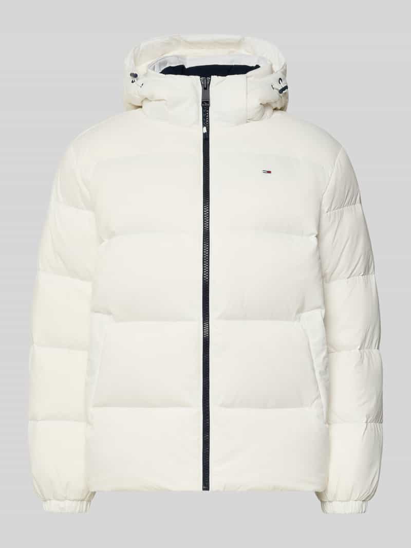 Tommy Jeans Regular fit donsjack met stitching