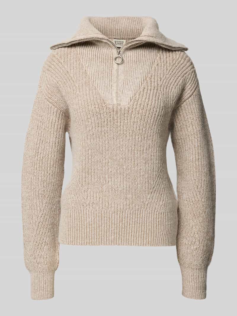 Scotch & Soda Gebreide pullover met schipperskraag
