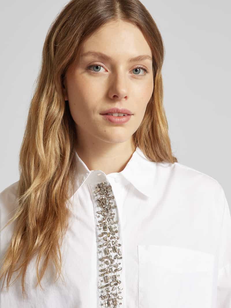 Essentiel Antwerp Overhemdblouse met knoopsluiting model 'Hilver'