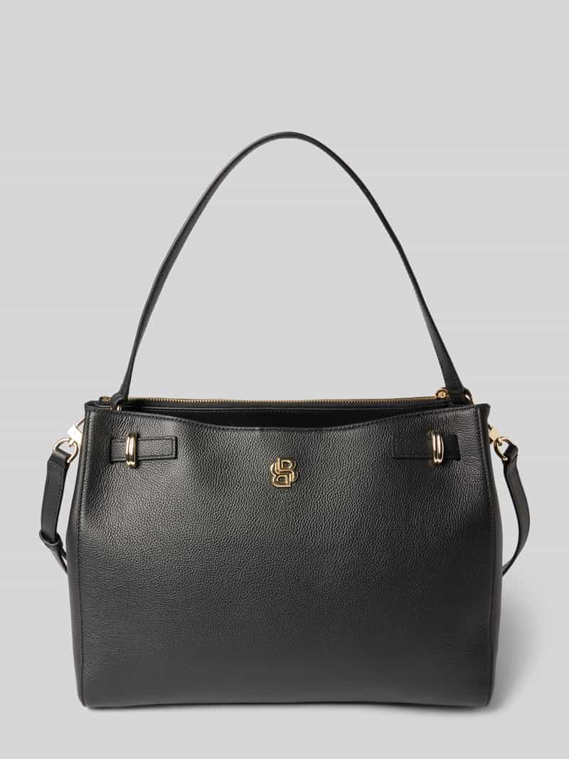 Boss Tote bag van runderleer model 'B_ICON'