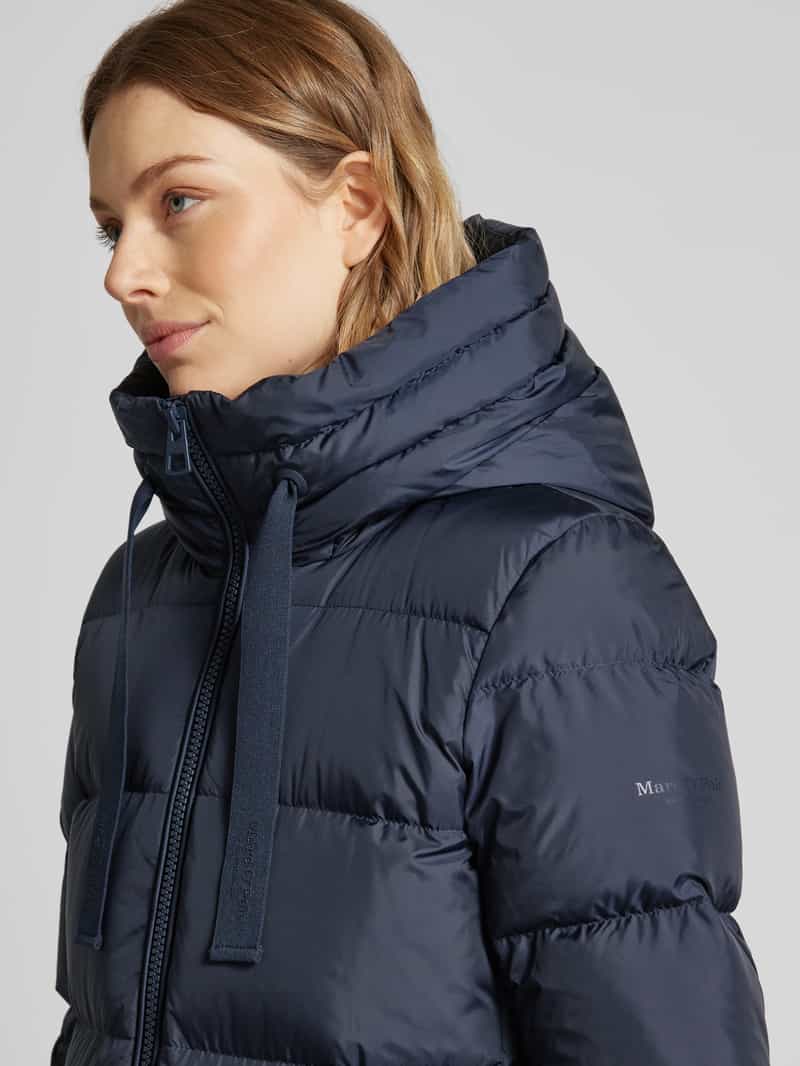 Marc O'Polo Shaped fit lange donsjas met waterafstotend oppervlak