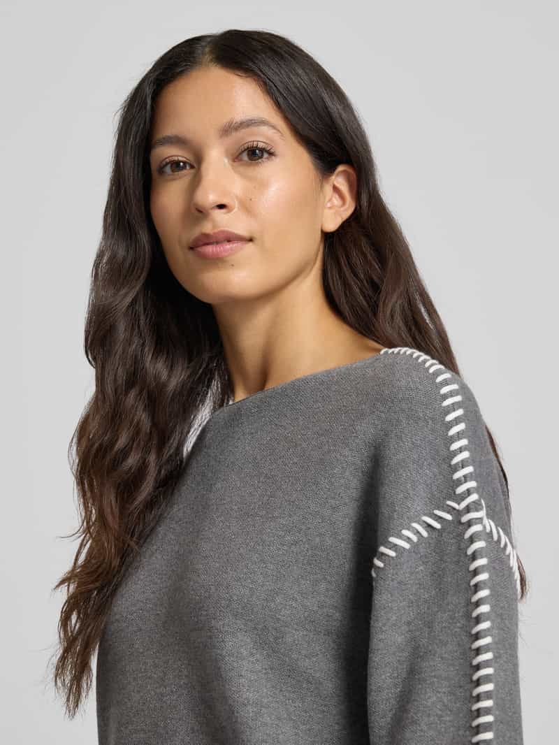 YAS Gebreide pullover met ronde hals model 'STITCHA'