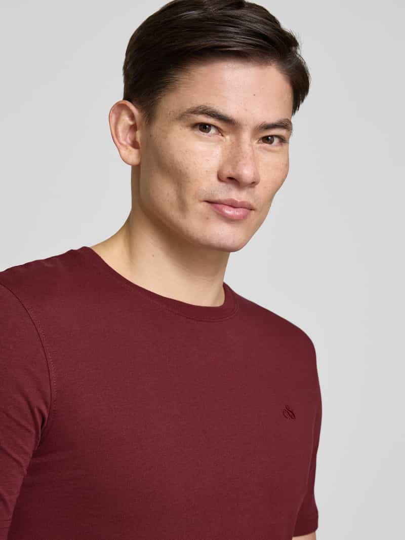Scotch & Soda T-shirt met labelstitching