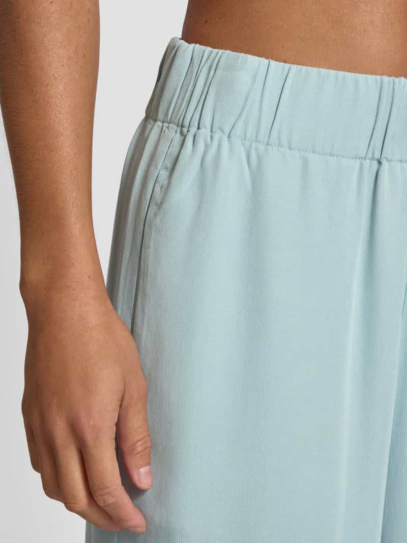 Marc O'Polo DENIM Wide leg stoffen broek met verkort model
