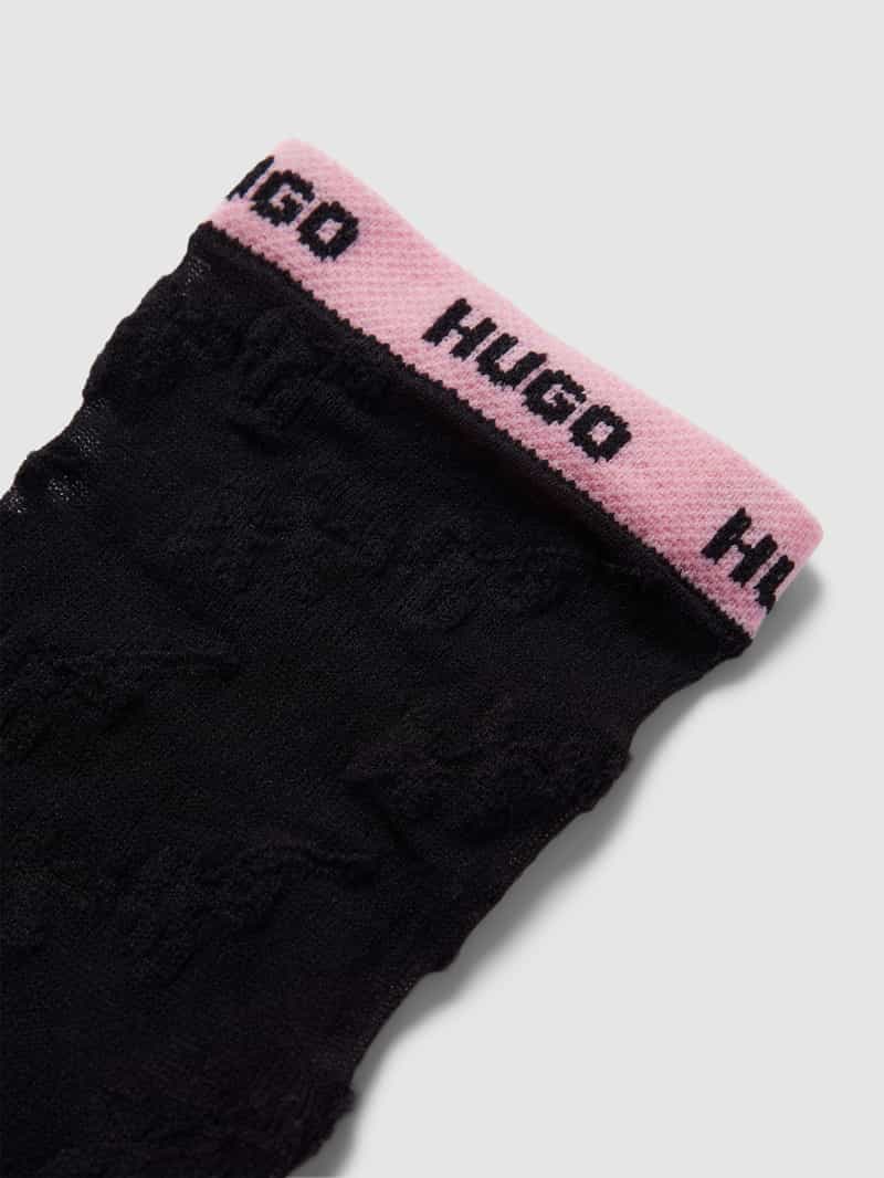 HUGO Sokken met labeldetail