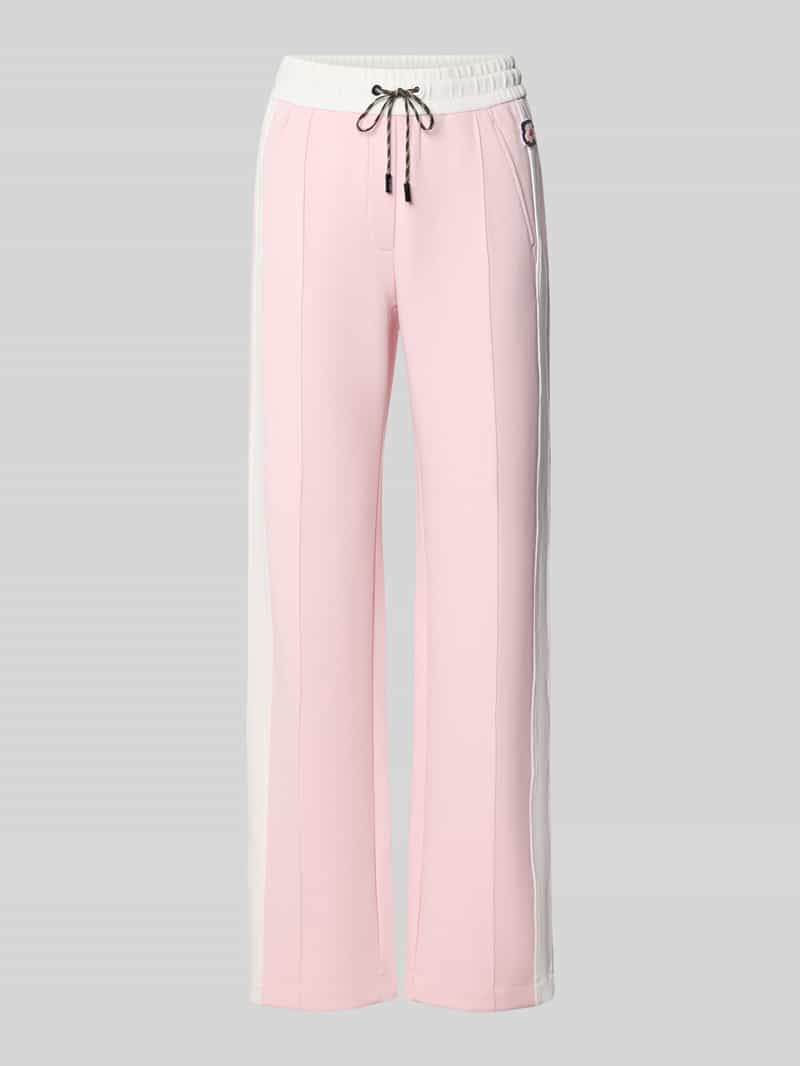 straight fit broek met tunnelkoord