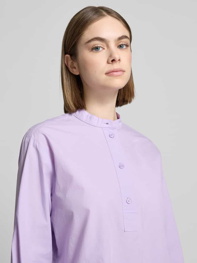 Marc O'Polo DENIM Relaxed fit blouse met opstaande kraag