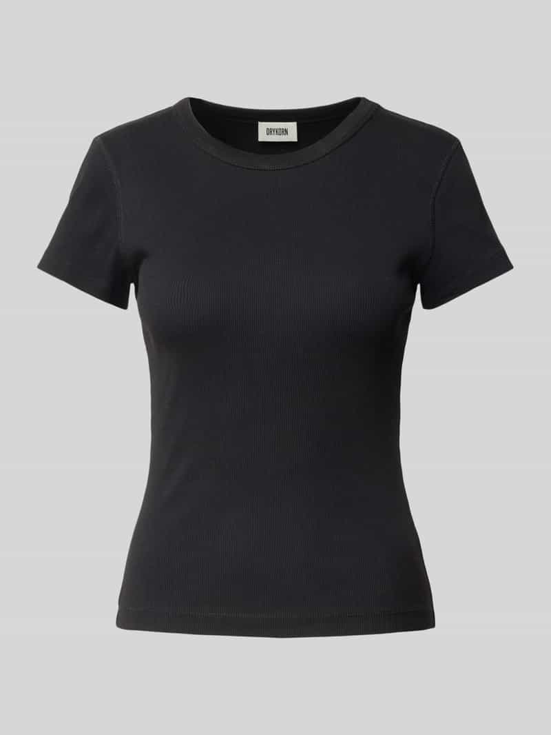 drykorn Slim fit T-shirt met ronde hals model 'KOALE'